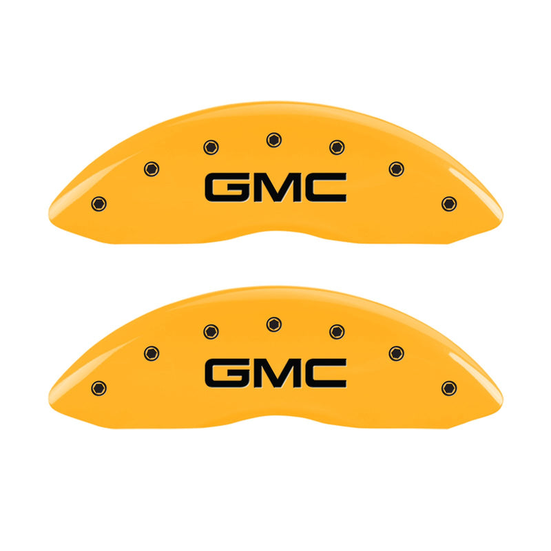 Caliper Covers MGP 34005SGMCYL, Yellow