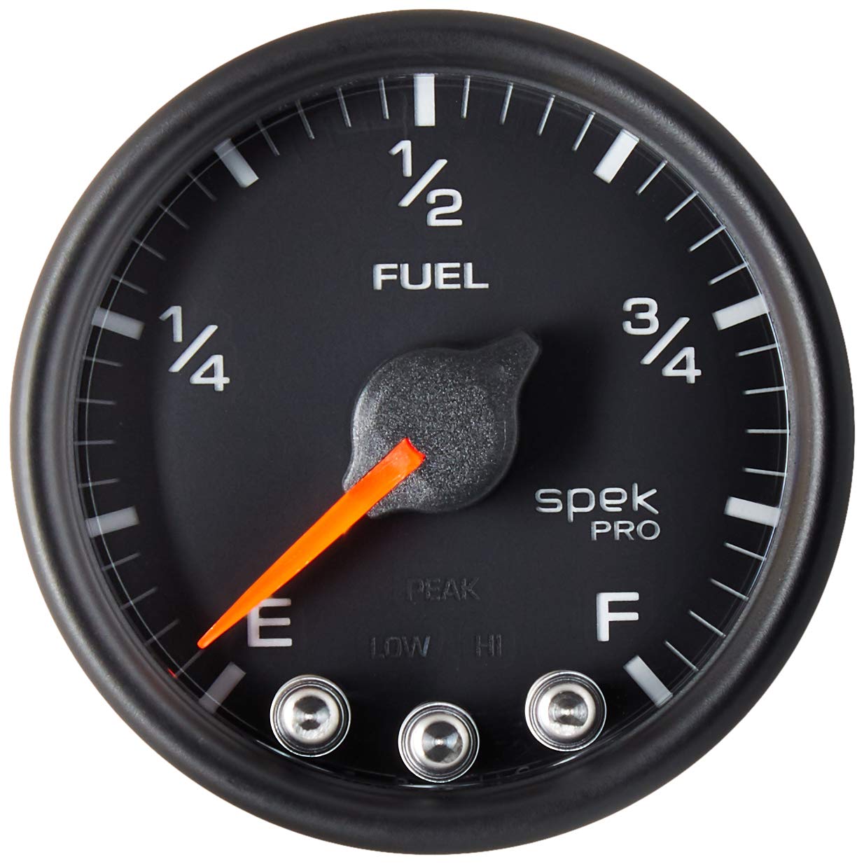 Gauge AUTO METER P31232 Fuel Level (Spek-Pro 2 1/16", 0-270Ω Programmable, Blk/Blk, Spek-Pro)