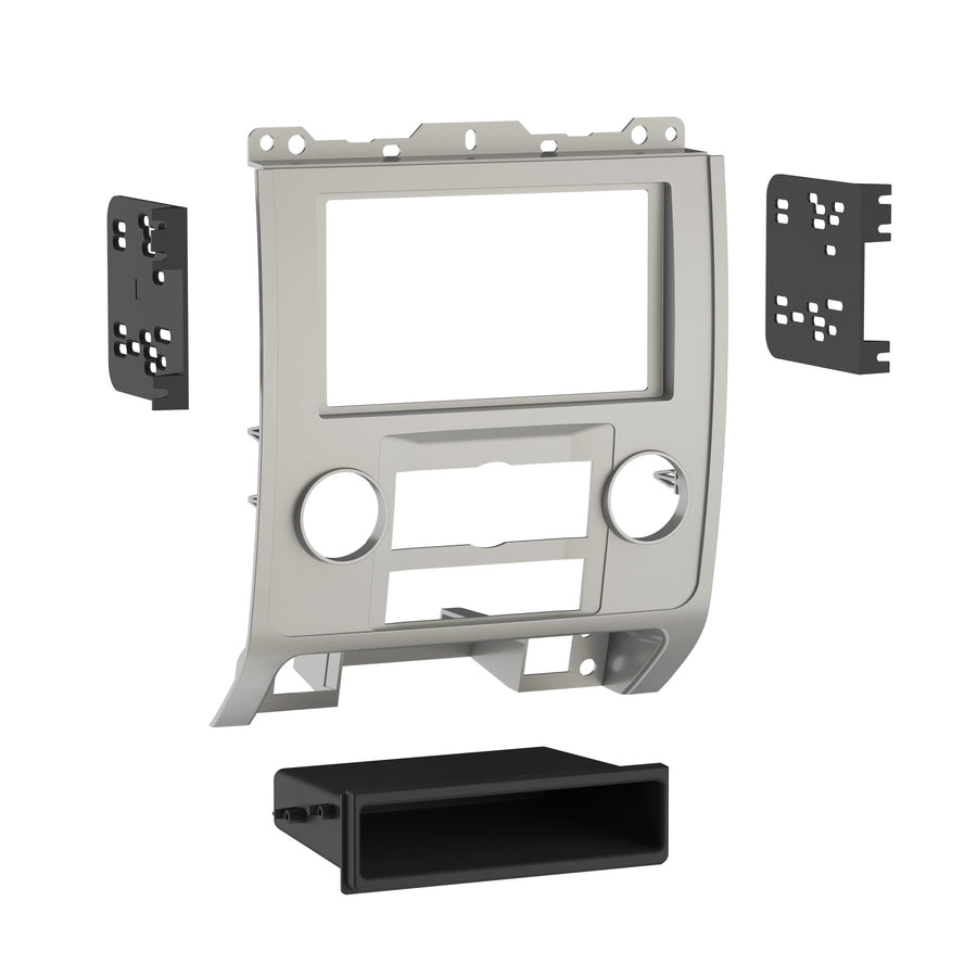 Metra 99-5814S Installation Dash Kit for Single or Double DIN 2008-up Ford Escape, Mercury Mariner, and Mazda Tribute (Silver)