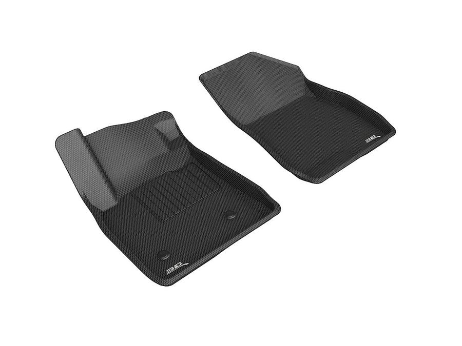 3D MAXpider 2021 Buick Encore GX FWD Kagu 1st Row Floormats - Black / Chevy Trailblazer FWD 20-21 (L1BC04311509)