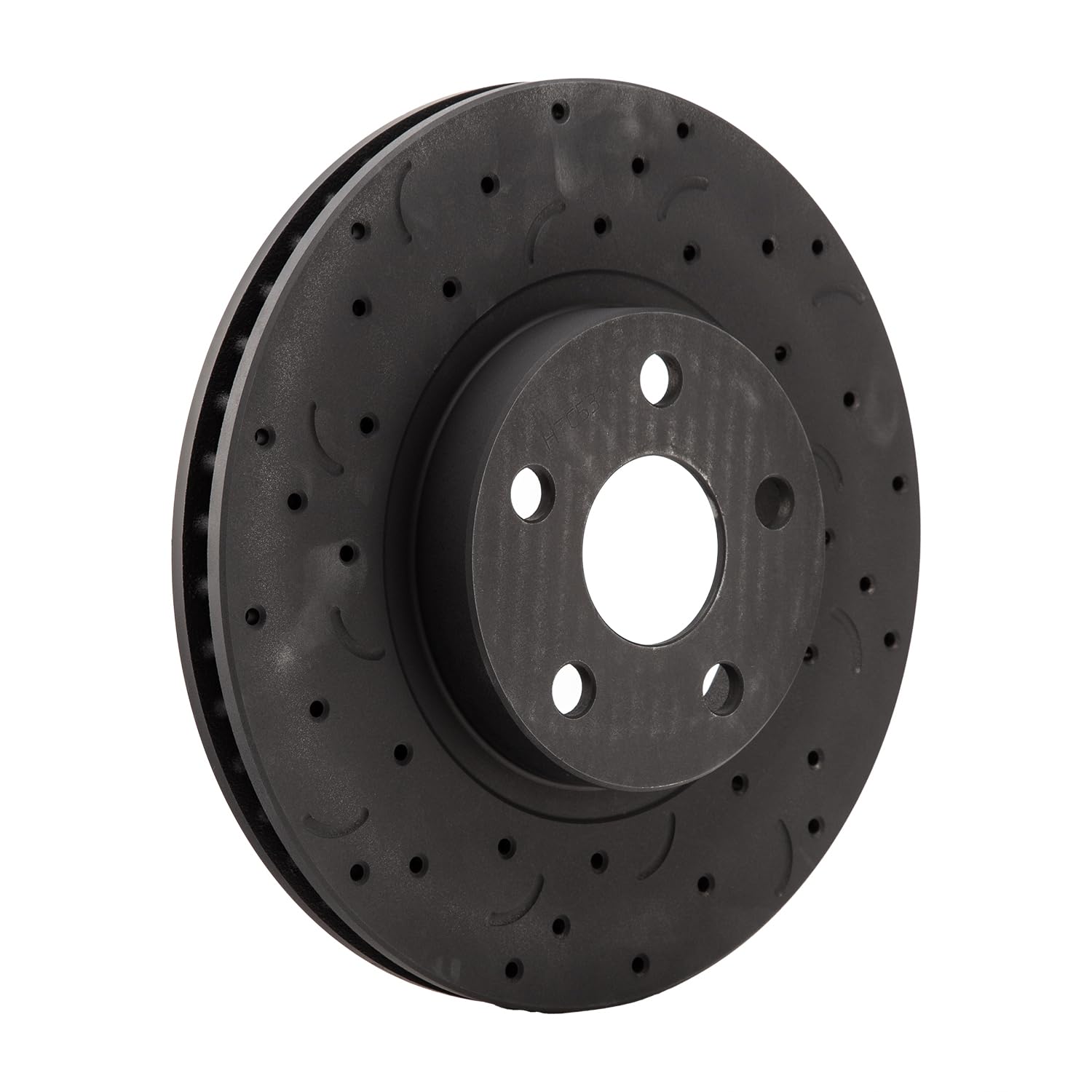 Talon Cross-Drilled and Slotted Vented Rotor, Hawk Performance Brakes, 10.83 in. Diameter, 1.94 in. Height