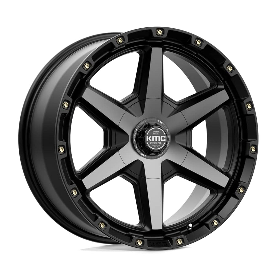 KMC 20X9 KM101 6X135/5.5 S-BLK GTCC 18MM - KM10129067418