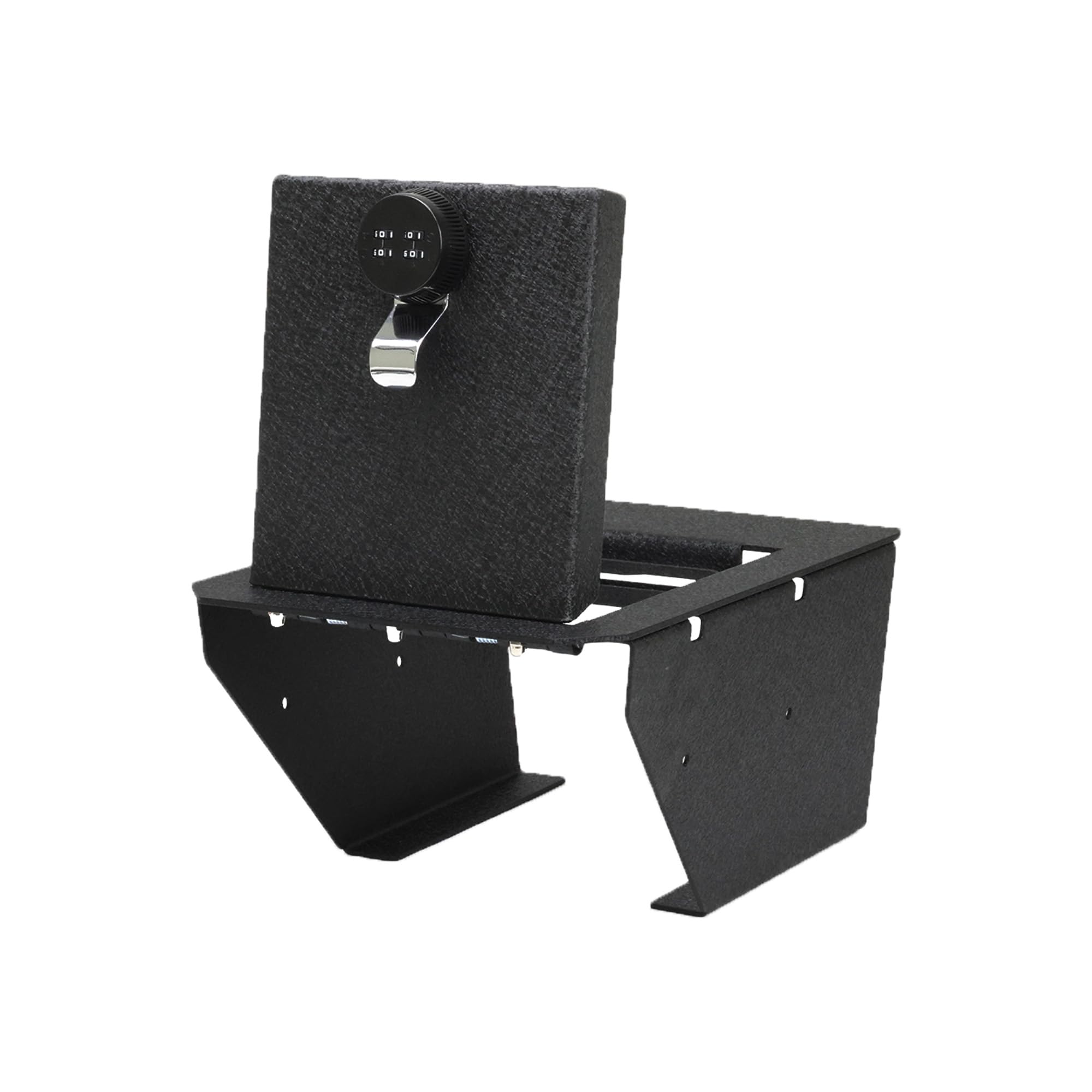 Center Console Safe Black Black Horse Compatible with 2024-2024 Tesla CYBERTRUCK -ASTC24