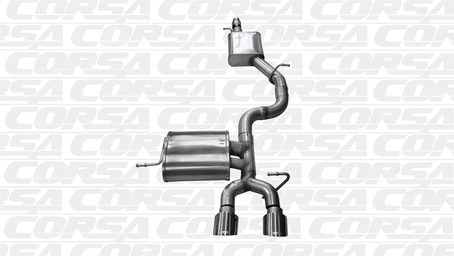 Cat Back Exhaust Corsa 14496 (VW Golf R MK6 2.0L Turbo)