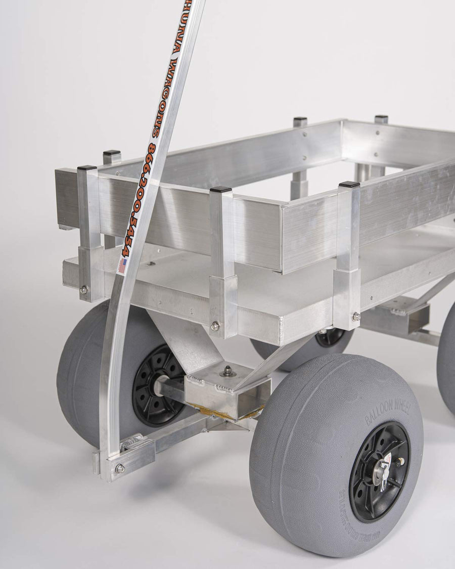 Kahuna Beach & Junior Fishing Wagon-Rod Holders-Walls-Balloon Sand Tires-Made in The USA!