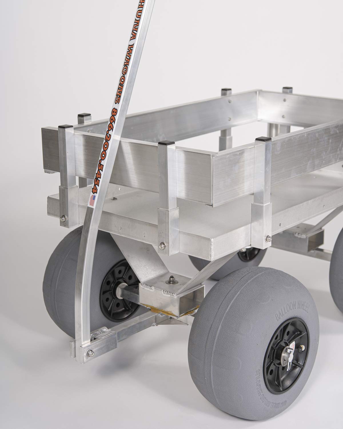 Kahuna Beach & Junior Fishing Wagon-Rod Holders-Walls-Balloon Sand Tires-Made in The USA!