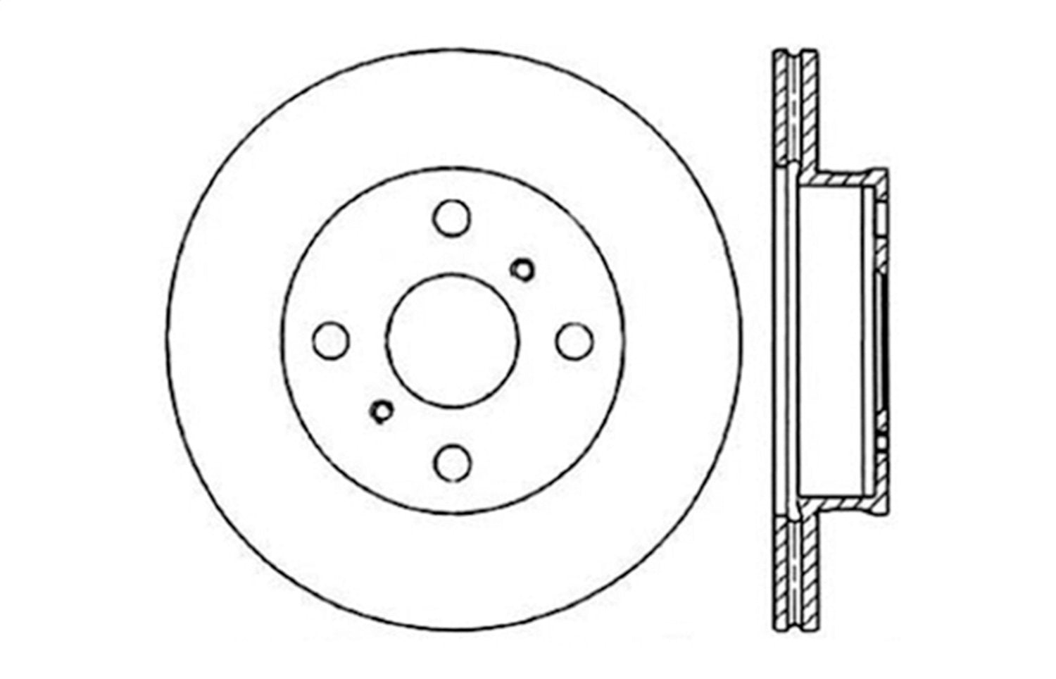 Sport Drilled/Slotted Brake Rotor StopTech 127.44052R (Front Right), 1 Pack