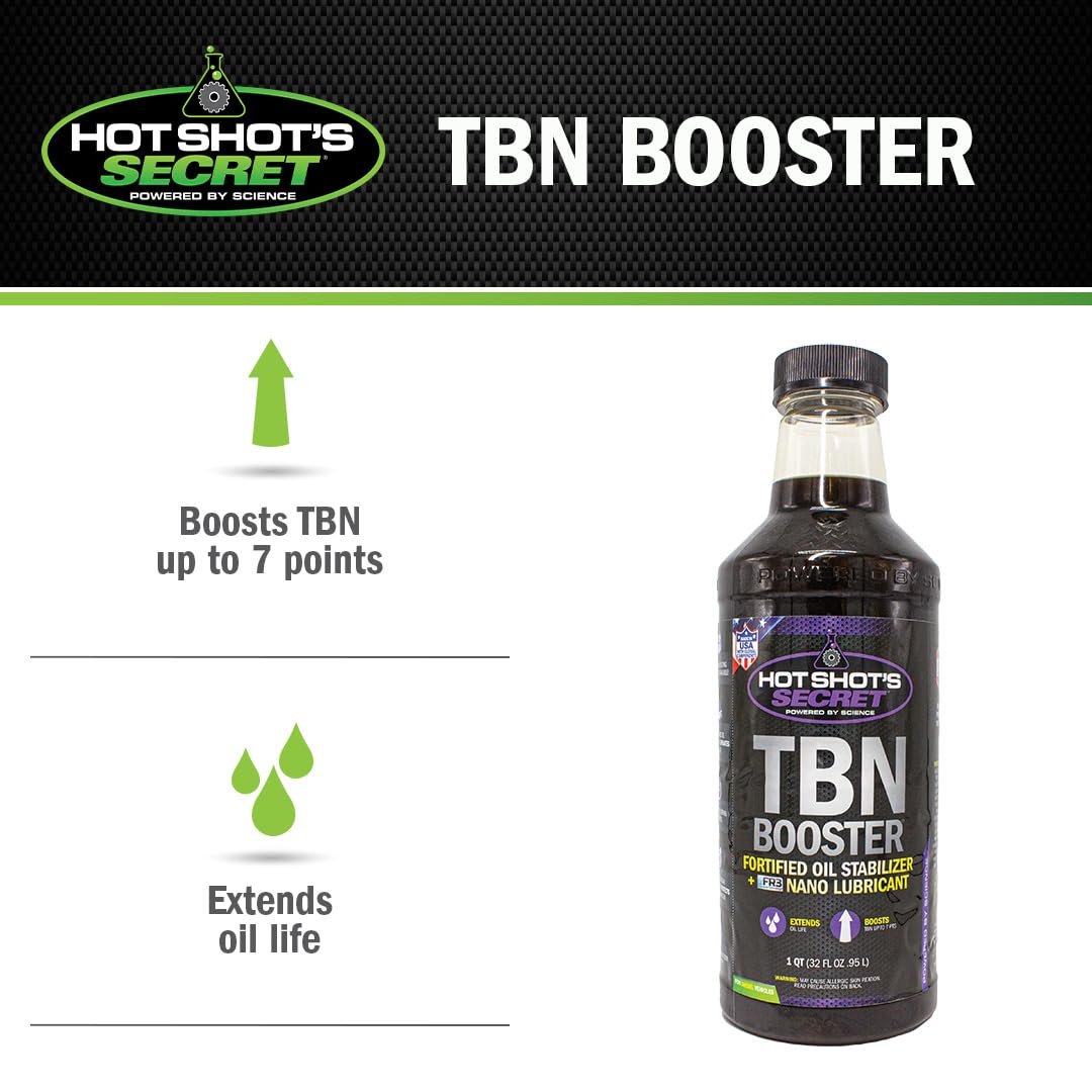 TBN Booster Hot Shot's Secret Oil Additive, 32 fl oz, Purple (HSSTBN32Z)