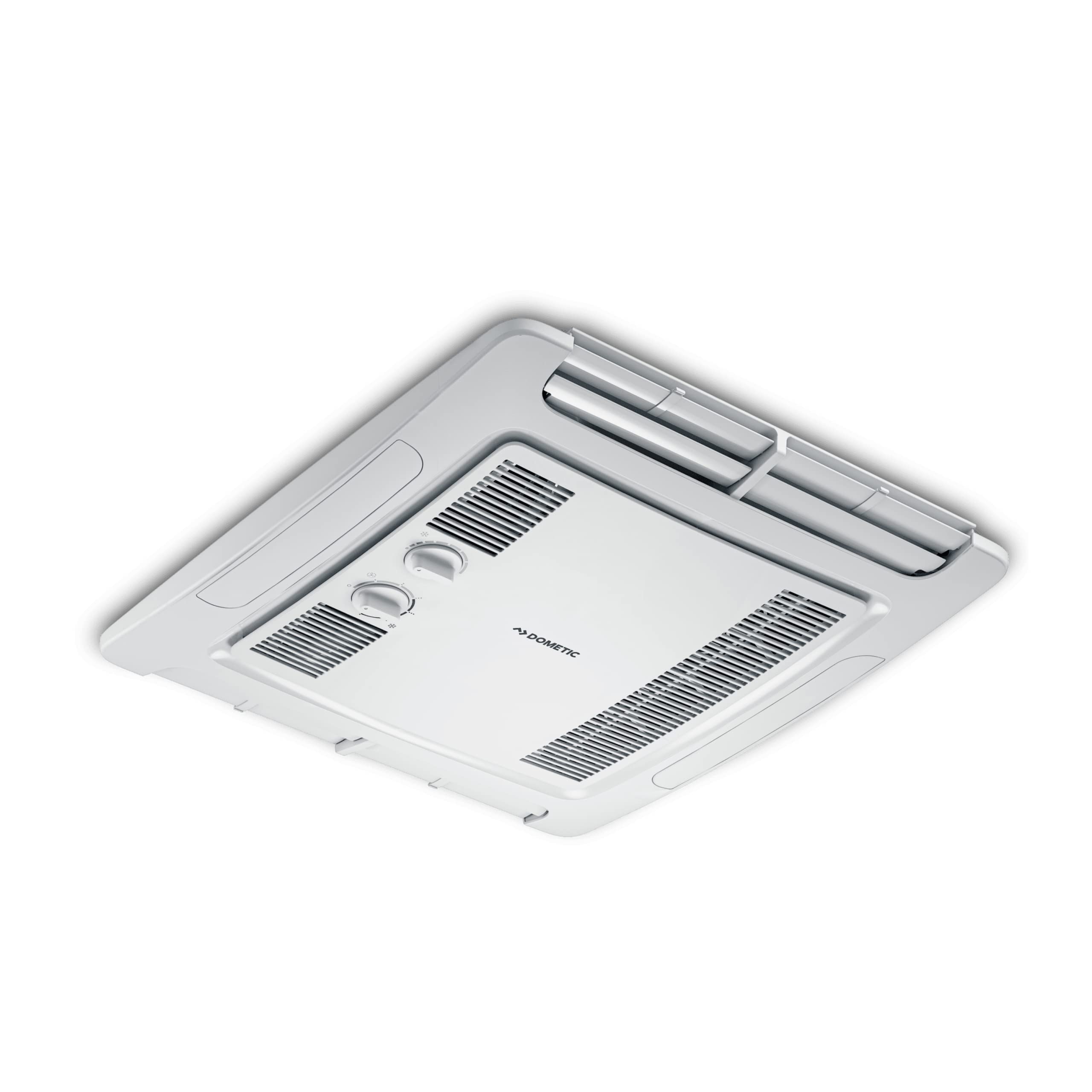 Dometic FreshJet 9600028602 FJX3000 Series Rooftop Mechanical Air Conditioner with Manual Ceiling Controls (Non-Ducted) - White