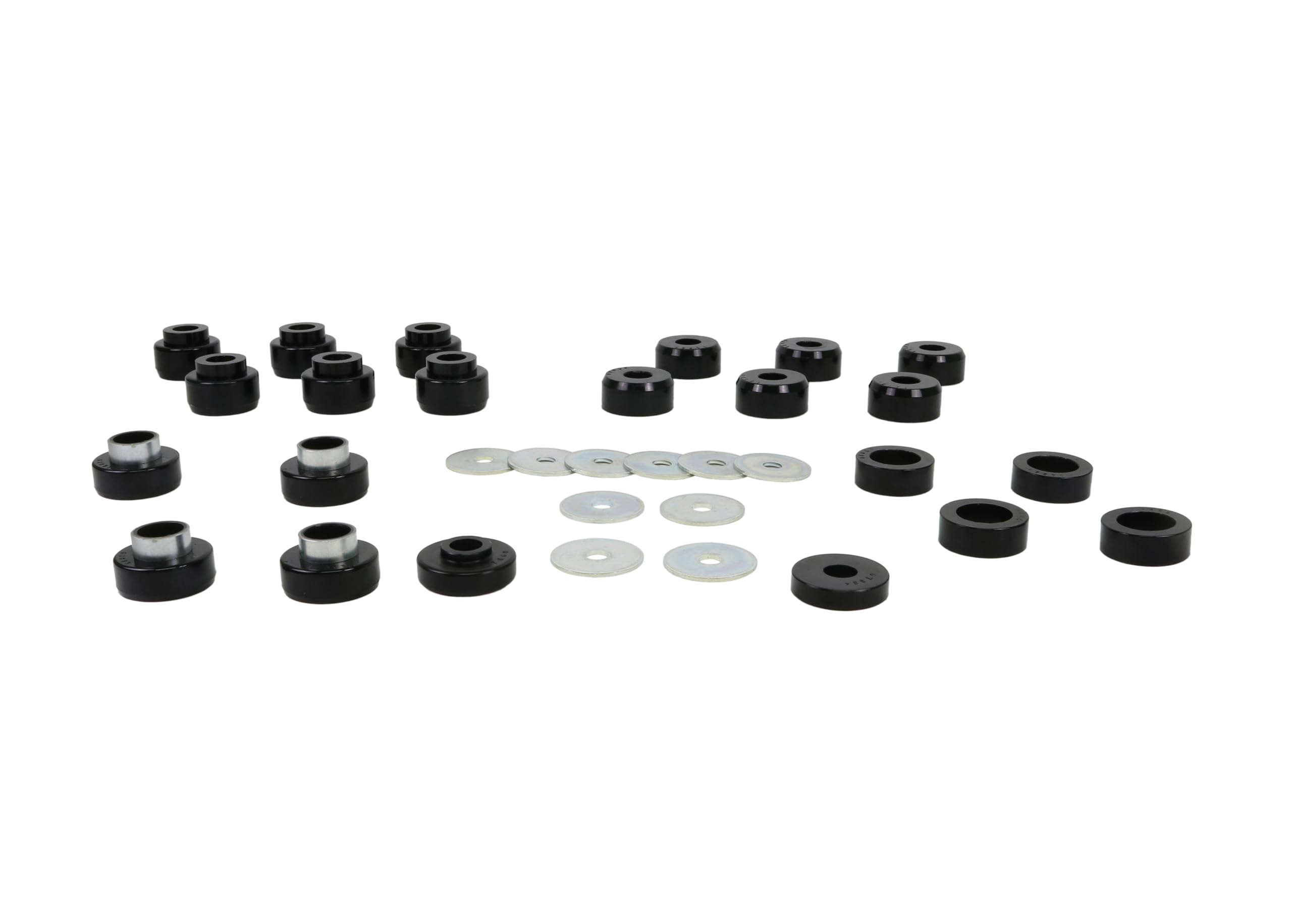W93541 Whiteline Body Mount Bushing Assembly Compatible with 87-95 Wrangler
