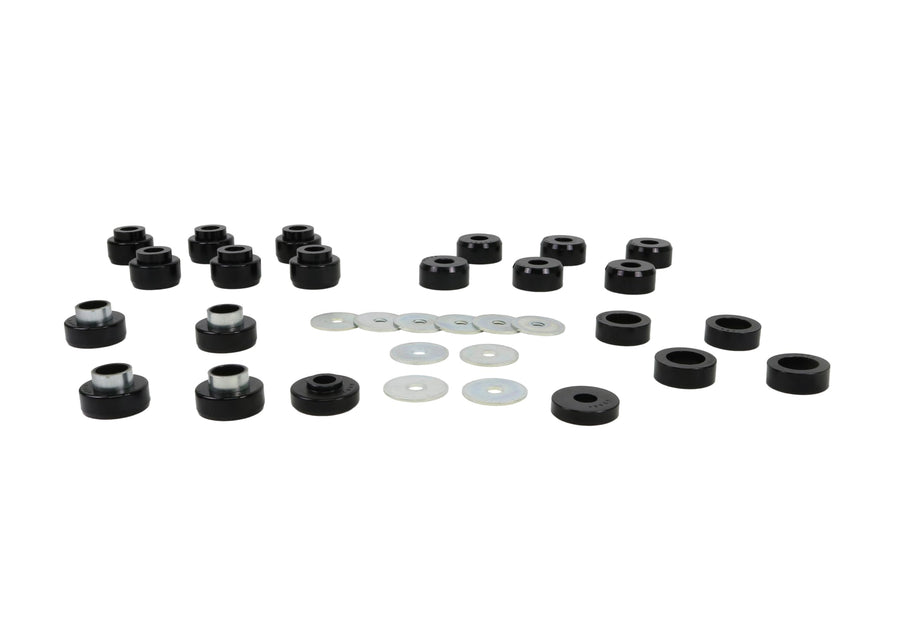 W93541 Whiteline Body Mount Bushing Assembly Compatible with 87-95 Wrangler