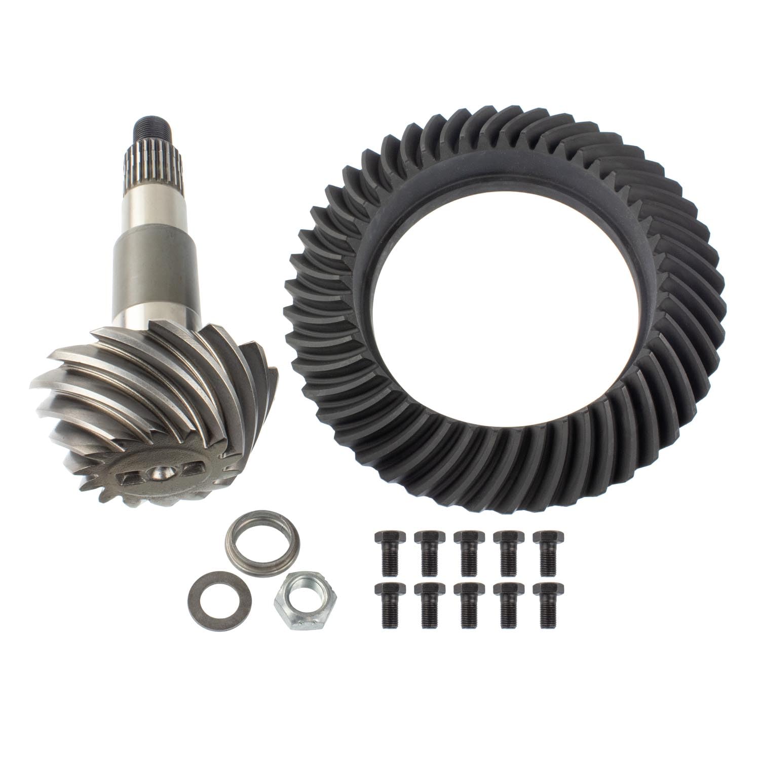 Differential Ring & Pinion Motive Gear D44-336NIS For Dana 44 Nissan Rear Axle Ratio 3.36, 10-Bolt 24 Spline 14 Pinion & 47 Ring Tooth - Fits Nissan Titan Armada Frontier Pathfinder Nitro M226-336-NG