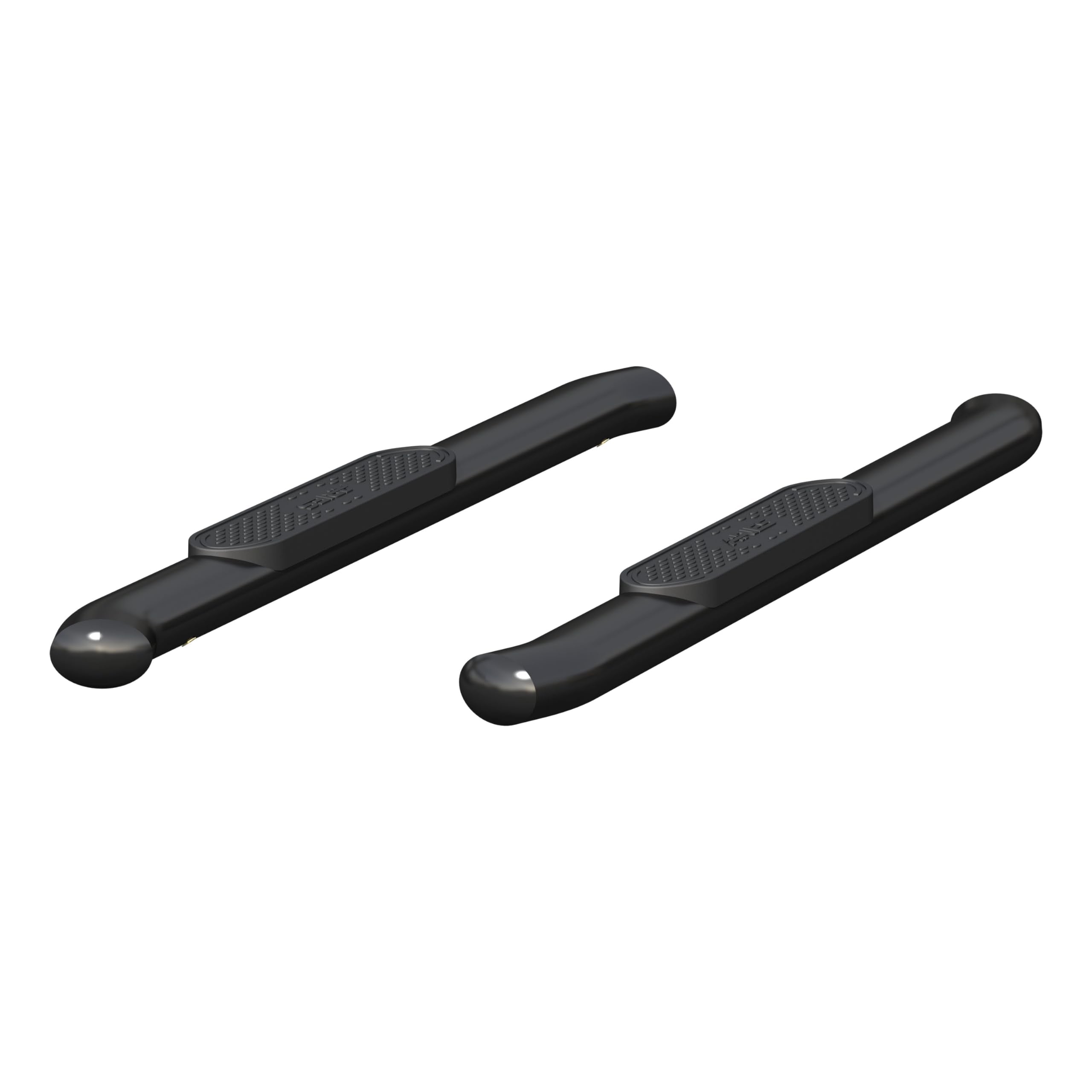 4-Inch Oval Black Steel ARIES Nerf Bars, Fits Select Ford Bronco 2-Door