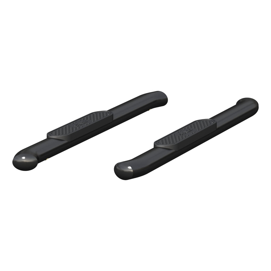 4-Inch Oval Black Steel ARIES Nerf Bars, Fits Select Ford Bronco 2-Door