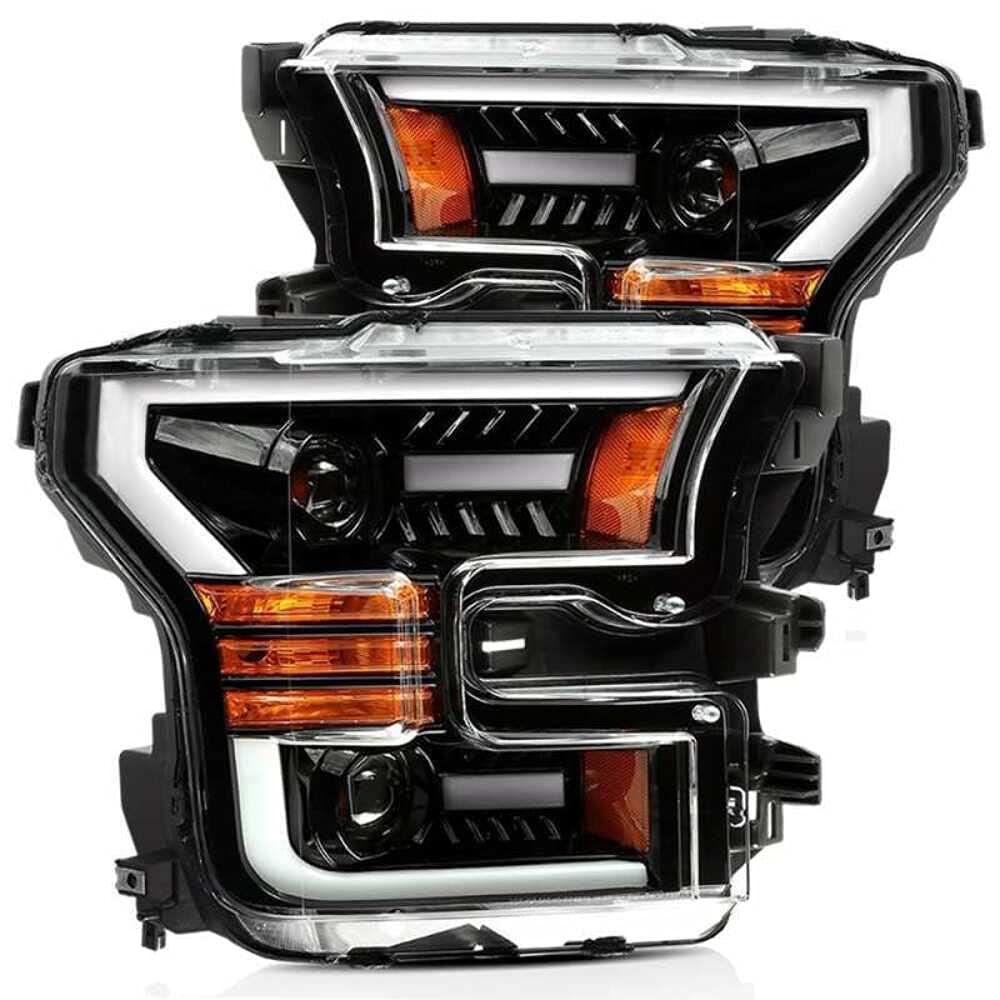 880158 AlphaRex USA Projector Headlamps Fits Ford F-150