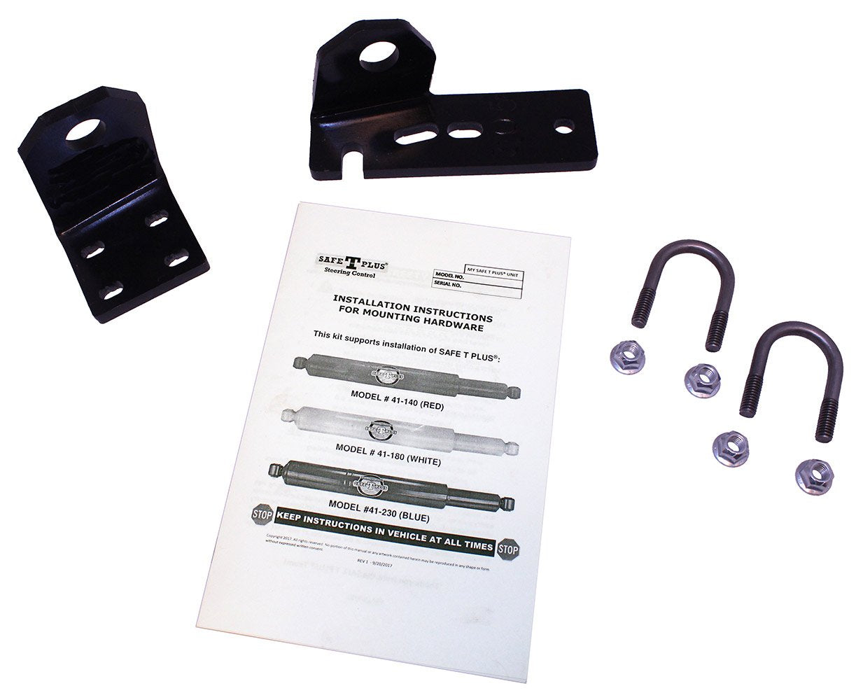 RV Steering Stabilizer Safe-T-Plus Mounting Kit (Model: E-350K13)ardware Kit