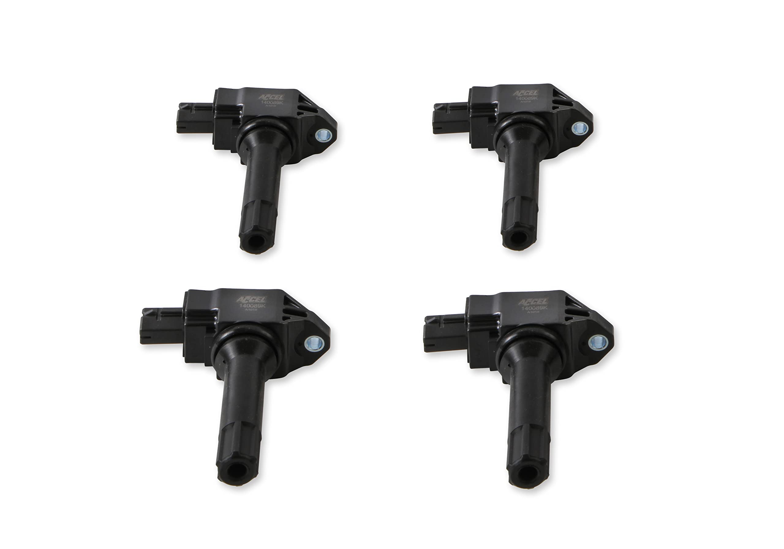 140089K-4 ACCEL Ignition Coils - Black, 4-Pack
