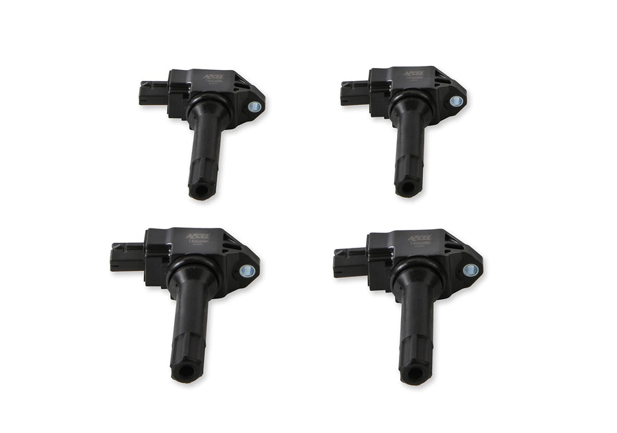 140089K-4 ACCEL Ignition Coils - Black, 4-Pack