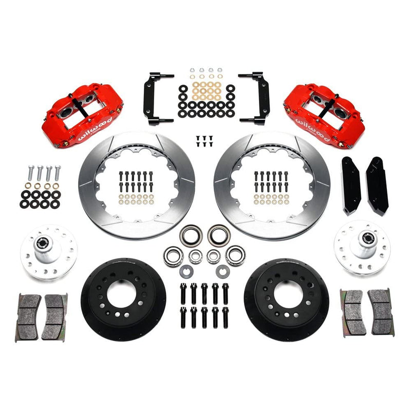 12.88" FNSL6R Front Hub Kit, Red