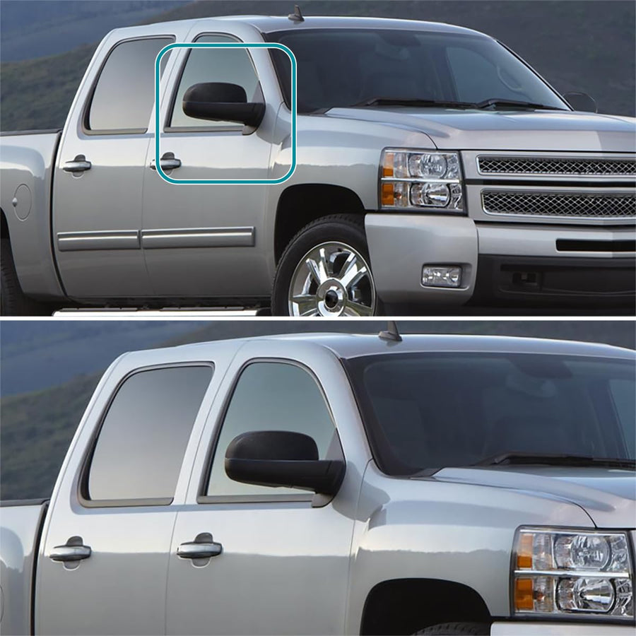 Spec-D Tuning Power Right Passenger Side Heated Manual Fold LED Arrow Mirror Compatible with 2007-2013 Chevy Silverado GMC Sierra