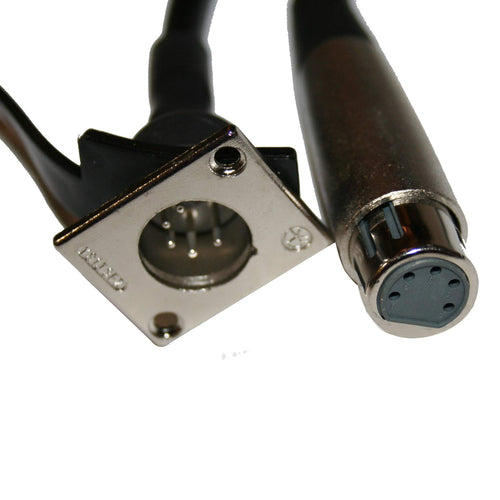 Winch Bulldog 20309-3 Ft Plug Extension 5 Prong Standard Series 10041X , Black