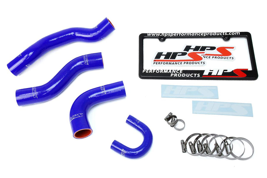 Blue Silicone Radiator Coolant Hose Kit HPS 57-1477-BLUE-2