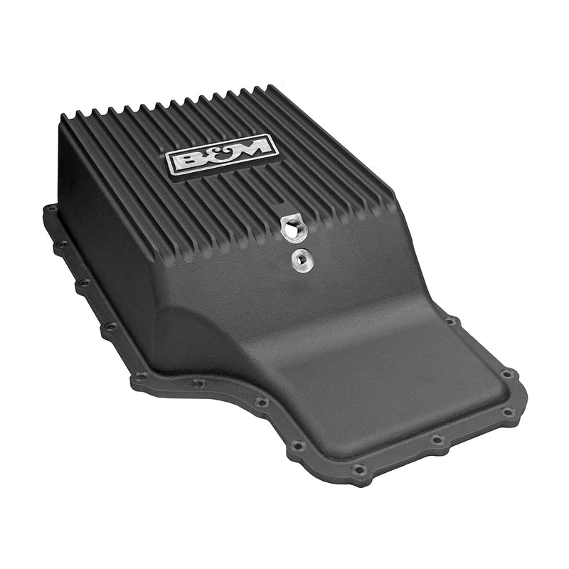 Hi-Tek B&M 71397 Deep Transmission Pan Black