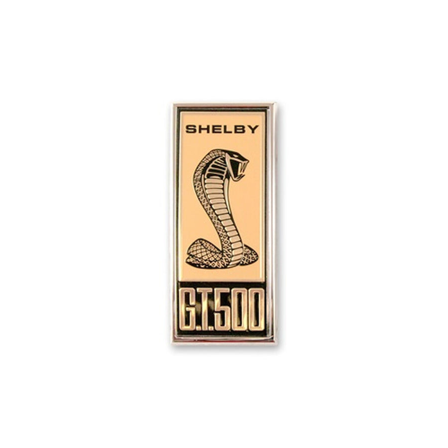 Shelby G.T. 500 Scott Drake S7MS-16098-B Fender Emblem - Black and Gold