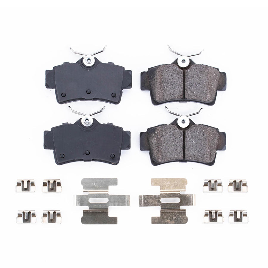Power Stop Brake Kit Rear For Ford Mustang 1994-01 | Ford Mustang 2003-04 - Ceramic Brake Pads With Installation Hardware, 17-627A