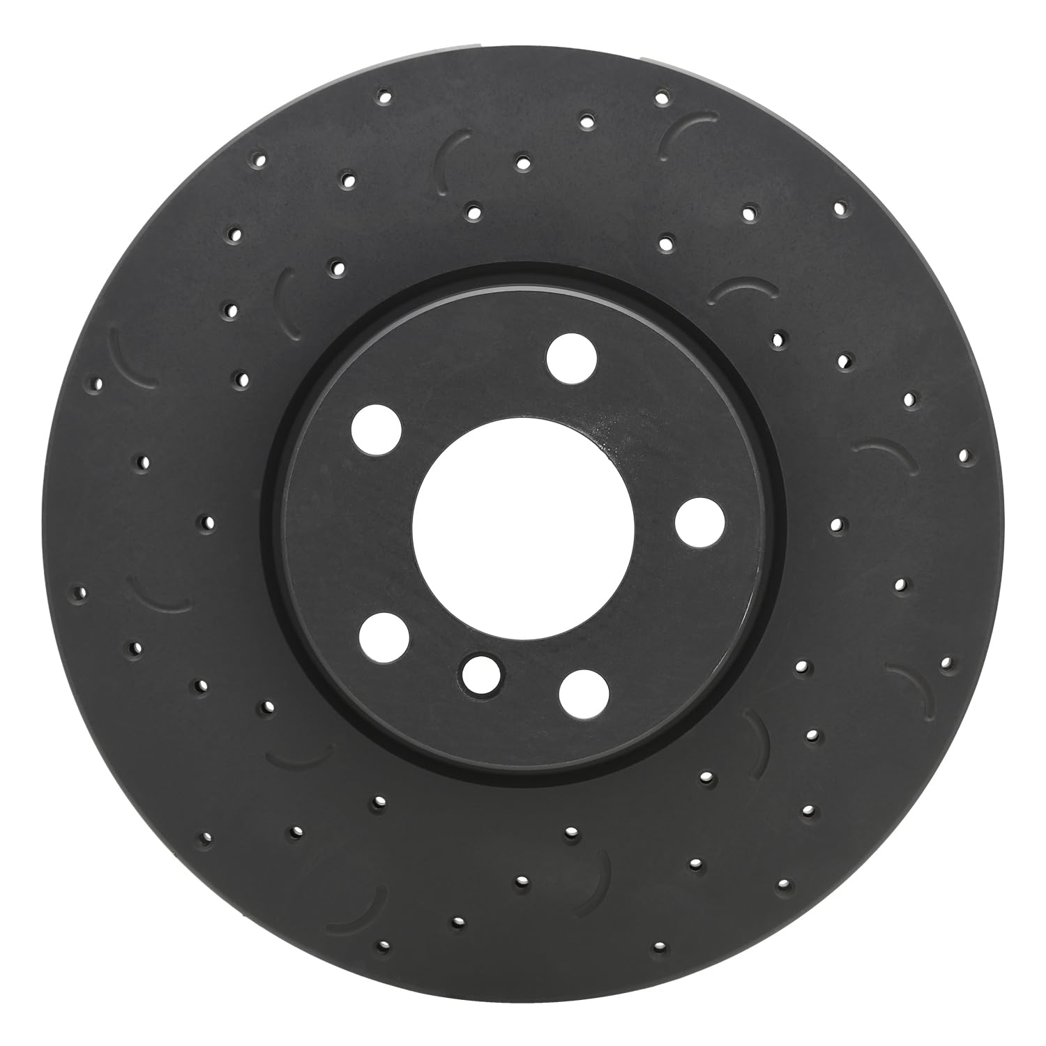 Talon Cross-Drilled and Slotted Vented Rotor, Hawk Performance Brakes, 12.28 in. Diameter, 2.9 in. Height