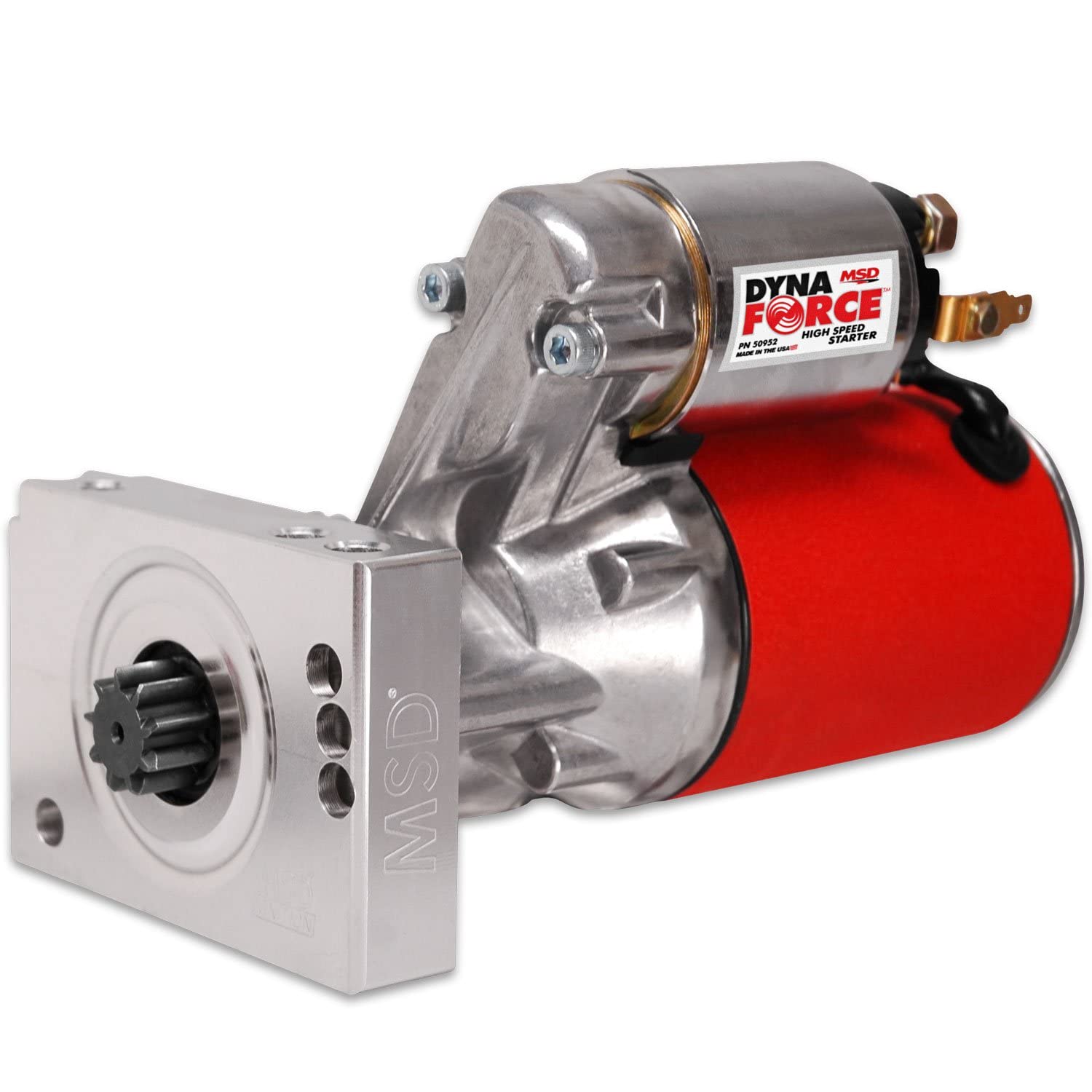 Chevy Strt Mnt MSD 509523 Starter (Blk H/S DynaForce)