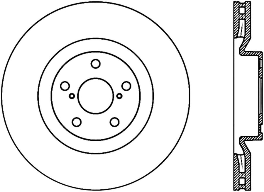 121.44171 Centric C Tek Standard Brake Rotor