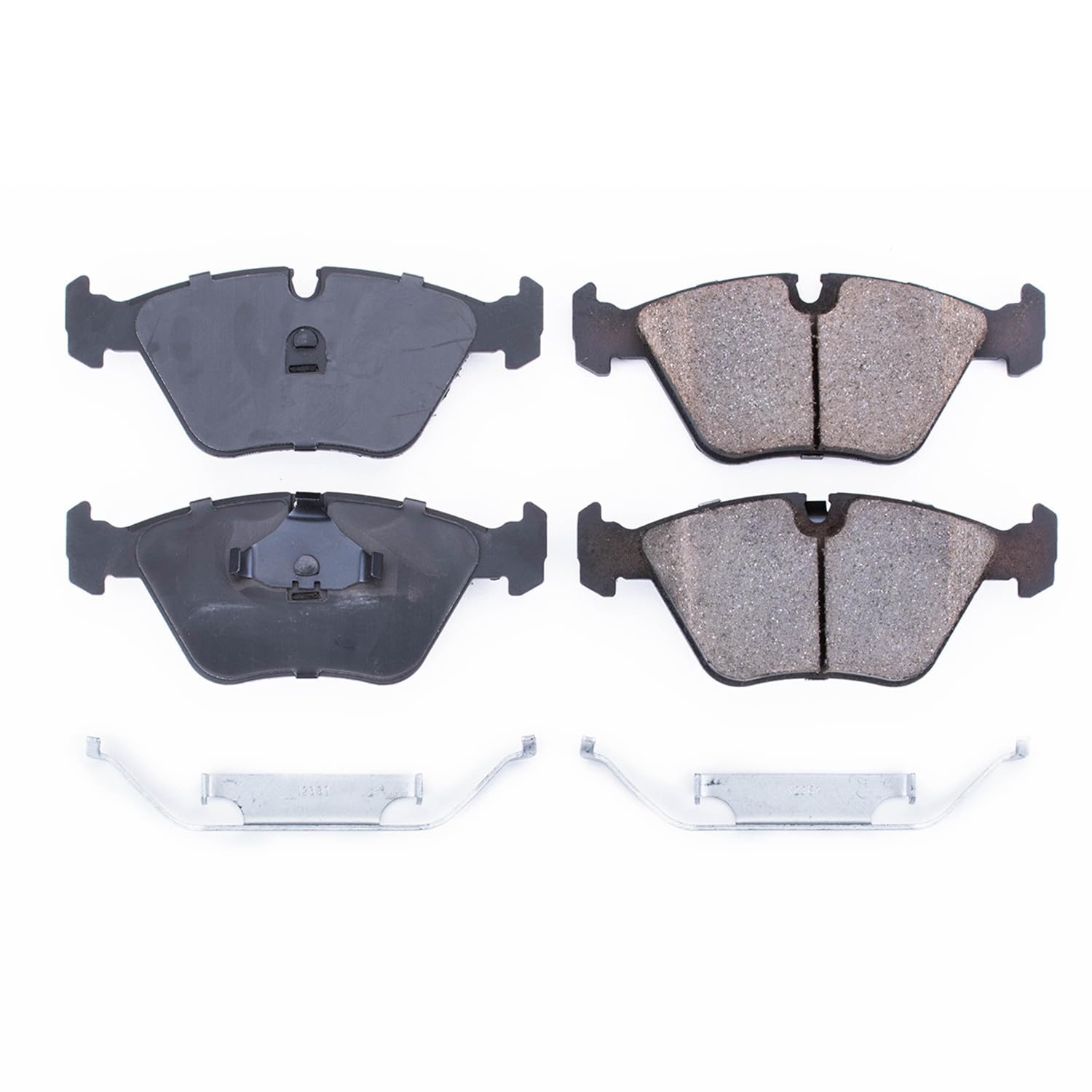 Power Stop Front Brake Kit For 200 Audi 1989-91 |200 Quattro 1989-91 |BMW 525i 1989-95 |525iT 1993 |530i 1994-95 |BMW 535i 1989-93 - Ceramic Brake Pads With Installation Hardware, 17-394