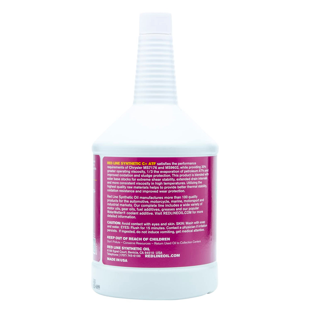 Full Synthetic C+ Automatic Transmission Fluid (ATF) Red Line 30604 - 1 Quart