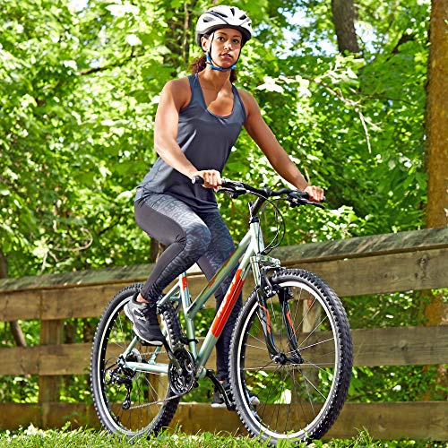 Huffy Mountain Hardtail Trail Bike 24 inch, 26 inch, 27.5 inch, 26 inch wheels/17 inch frame, Gloss Metallic Mint