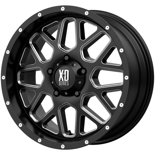 XD820 GRENADE by KMC Wheels Black Wheel Chromium (hexavalent compounds) (16 x 7. inches /5 x 84 mm, 42 mm Offset)