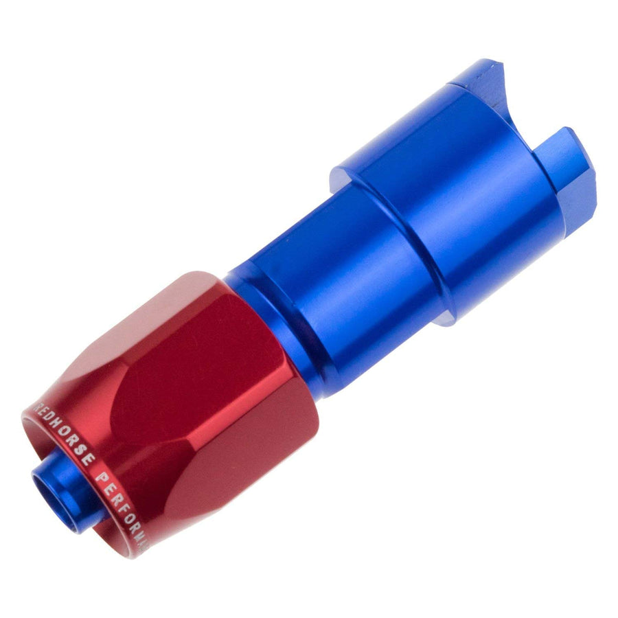8000-08-06-1 Red Horse Performance -08 To 3/8" Sae Quick Disconnect Female Straight - Red/Blue