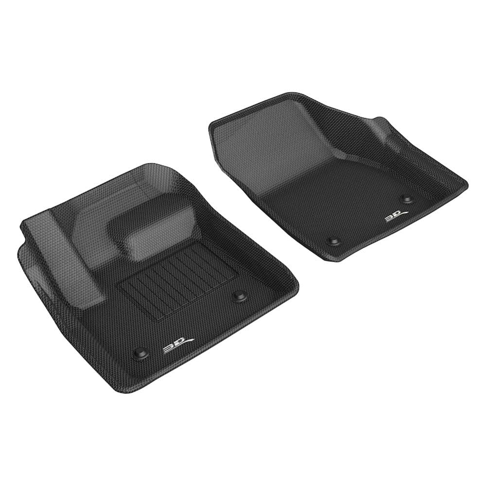 Kagu 3D MAXpider Custom Fit Floor Mat (Black) for 2020-2021 Land Rover Range Rover EVOQUE - 1ST Row