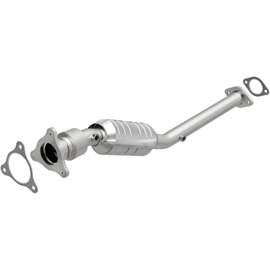 HM Grade MagnaFlow Direct-Fit Catalytic Converter Federal/EPA Compliant 24137 - Stainless Steel 2.5in Main Piping, 38.5in Overall Length, Pre-and-Post Converter O2 Sensor - HM Replacement