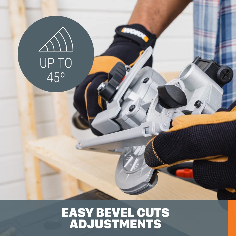 WORXSAW Corded 4.5” Compact Circular Saw - WX437L Worx