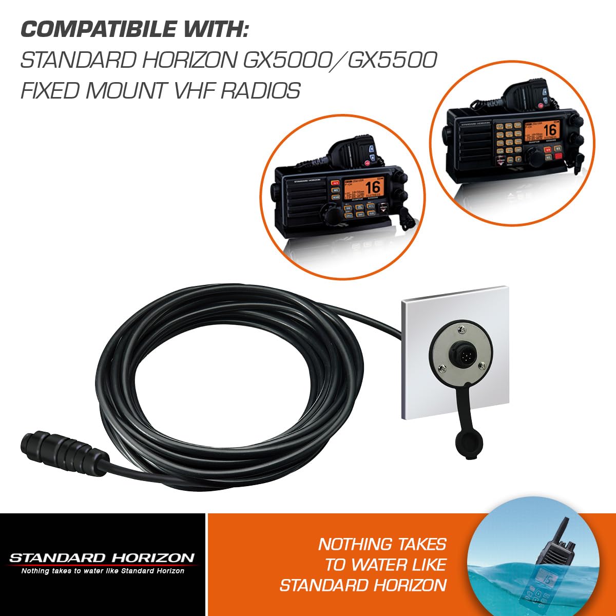 MEK-4 STANDARD HORIZON Microphone Extension kit for GX5000/GX5500