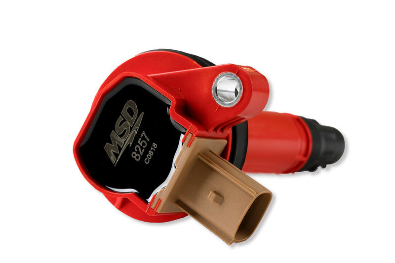 82576 MSD Ignition Coils, Red, 6-Pack (3-Pin Connector)
