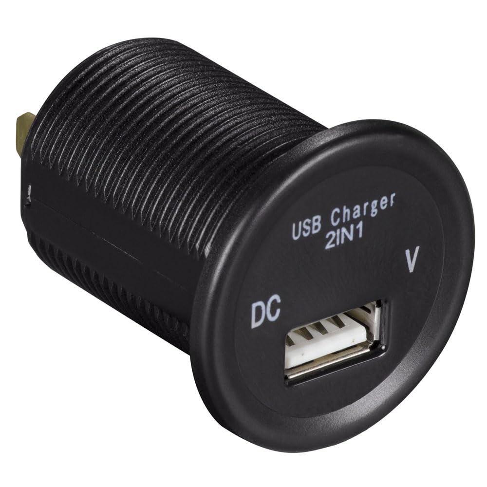 Usb Voltage Monitor Installbay Led Round - Retail Pack (IBR92)