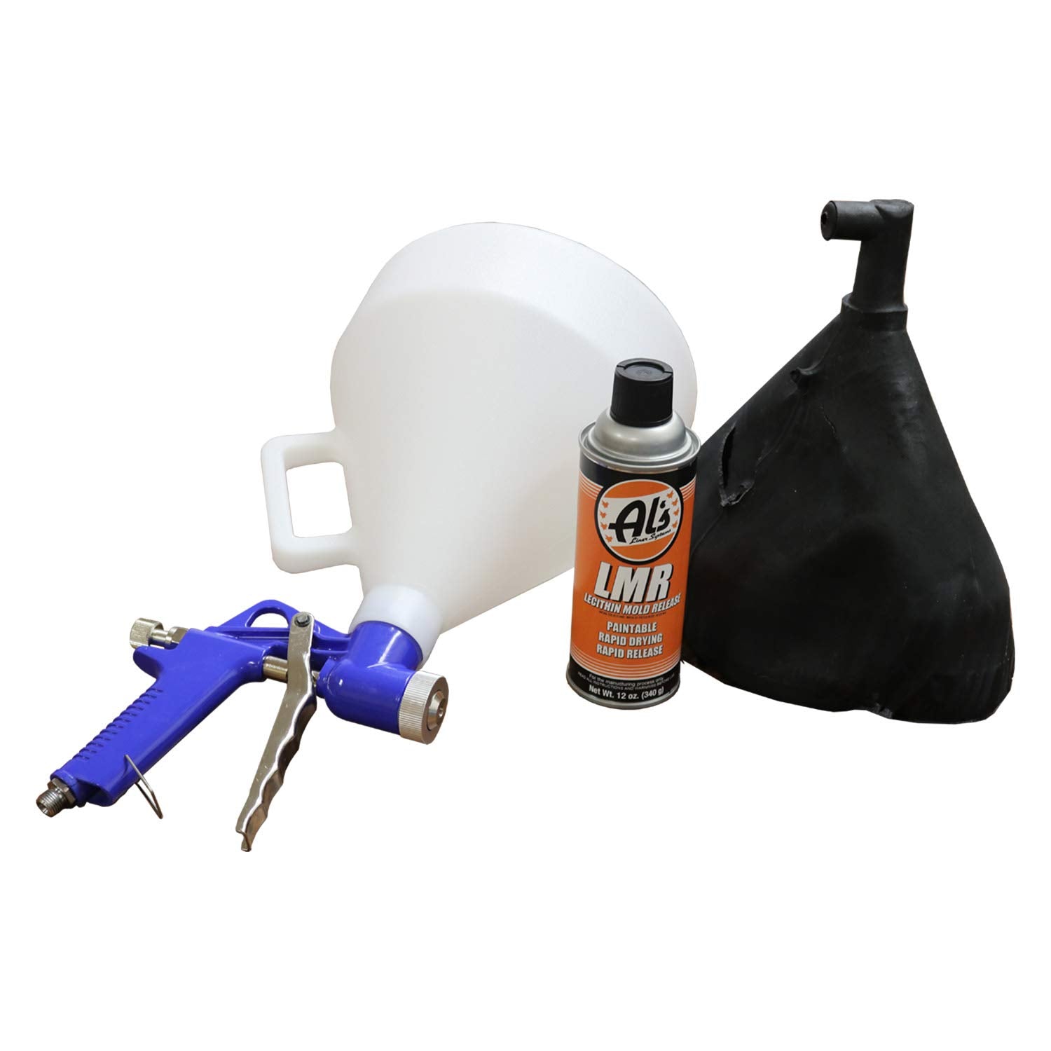 Lecithin Mold Release LMR AL's Liner Aerosol Spray Gun Cleaning Aid - 12oz -Easy Application and Quick Drying (ALS-LMR)