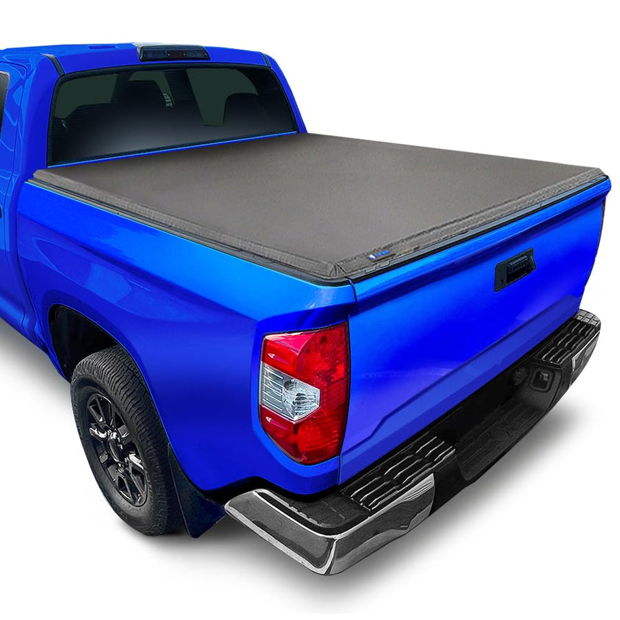Tyger Auto T3 Soft Tri-Fold Tonneau Cover Truck Bed Compatible with 2007-2013 Toyota Tundra | Fleetside 5.5' Bed (66") | TG-BC3T1032