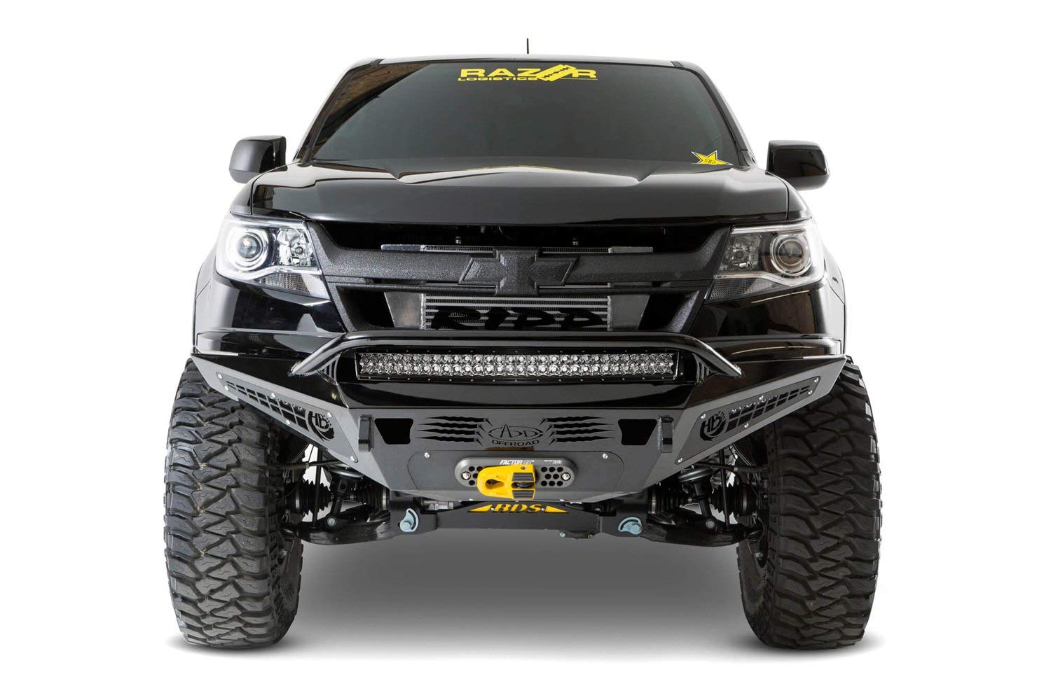 HoneyBadger Addictive Desert Designs Front Bumper for Chevy Colorado F357382720103