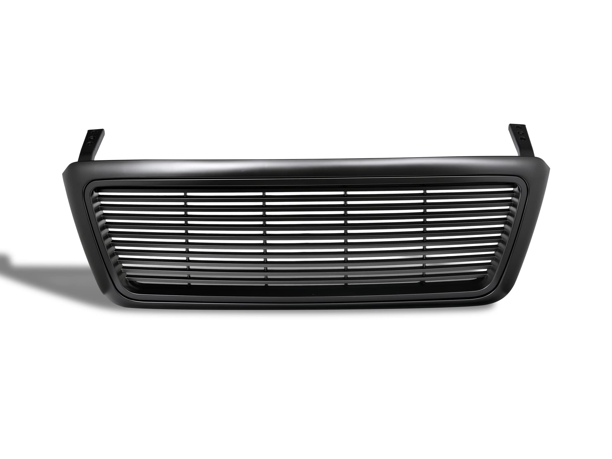 Horizontal Front Hood Grille Armordillo USA 7165496 - Matte Black Fits 2004-2008 Ford F150 F-150/2006-2008 Lincoln Mark LT