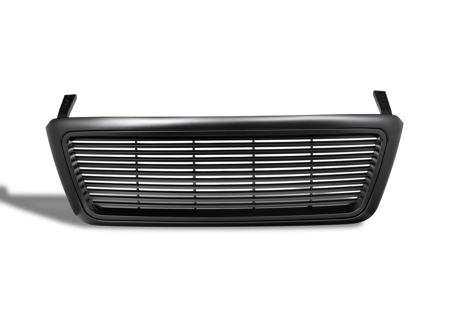 Horizontal Front Hood Grille Armordillo USA 7165496 - Matte Black Fits 2004-2008 Ford F150 F-150/2006-2008 Lincoln Mark LT