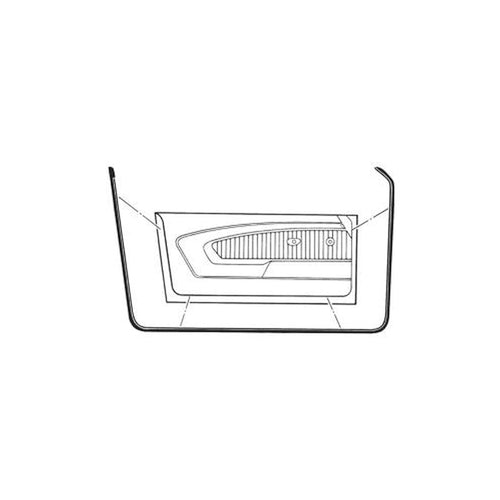 C9ZZ-6520530-1A Scott Drake Door Weatherstrips