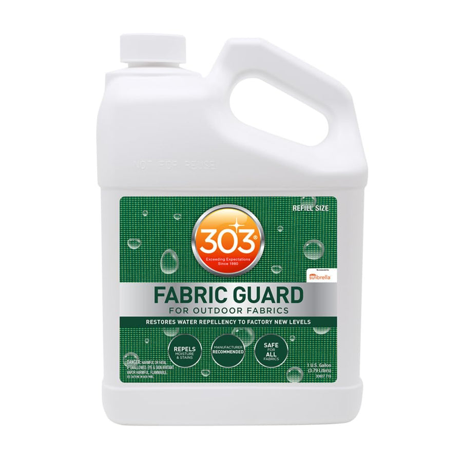Fabric Guard 303 Products – Water Repellent & Stain Shielding Fabric Spray, Safe for All Outdoor Upholstery, Easy to Use, Manufacturer Recommended Protectant Spray, 1 Gallon
